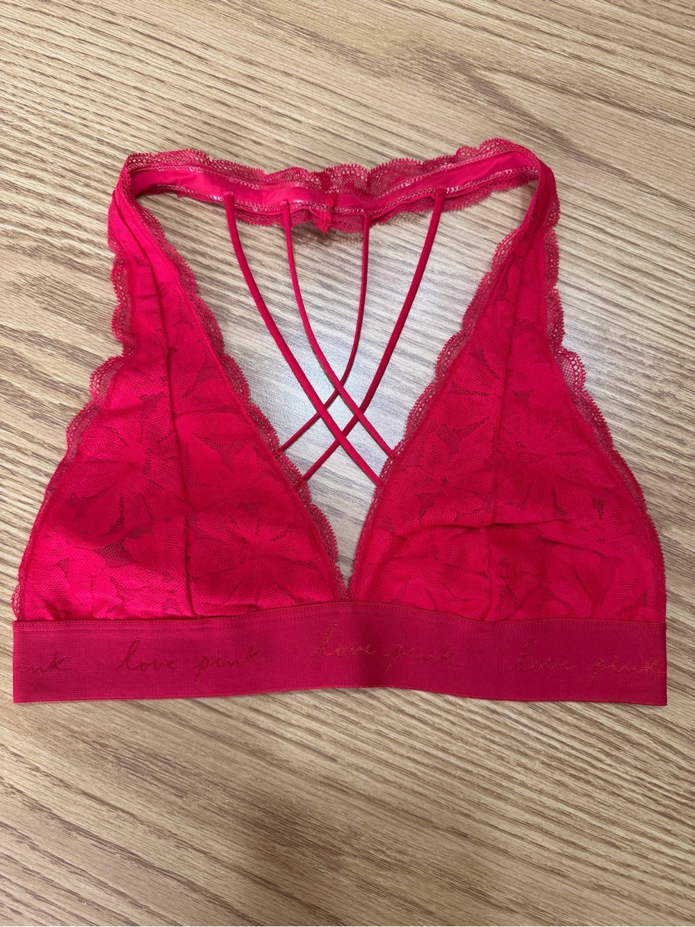 PINK Victoria’s Secret Strappy Halter Bralette